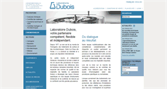 Desktop Screenshot of laboratoiredubois.ch