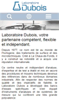 Mobile Screenshot of laboratoiredubois.ch